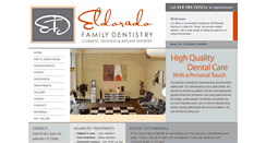 Desktop Screenshot of eldoradofamilydentistry.com